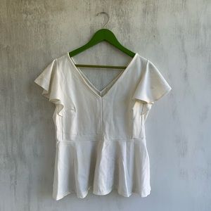 Women’s plus size peplum blouse
